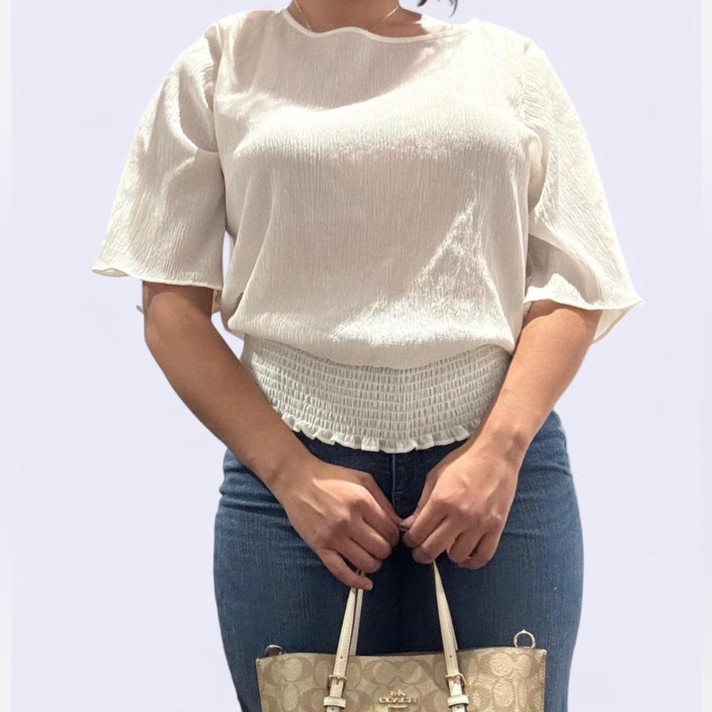 MICHAEL Michael Kors Cream Blouse